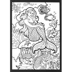 Página para colorir: Sereia (Personagens de Fantasia e Aventura) #147179 - Páginas para Colorir Imprimíveis Gratuitamente