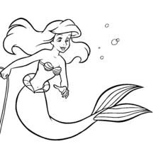 Página para colorir: Sereia (Personagens de Fantasia e Aventura) #147184 - Páginas para Colorir Imprimíveis Gratuitamente
