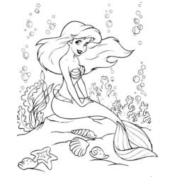 Página para colorir: Sereia (Personagens de Fantasia e Aventura) #147199 - Páginas para Colorir Imprimíveis Gratuitamente