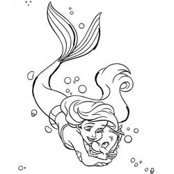 Página para colorir: Sereia (Personagens de Fantasia e Aventura) #147231 - Páginas para Colorir Imprimíveis Gratuitamente