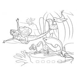Página para colorir: Sereia (Personagens de Fantasia e Aventura) #147260 - Páginas para Colorir Imprimíveis Gratuitamente