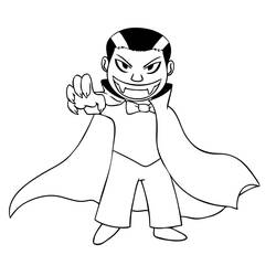 Página para colorir: Vampiro (Personagens de Fantasia e Aventura) #85885 - Páginas para Colorir Imprimíveis Gratuitamente
