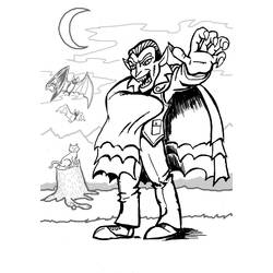 Página para colorir: Vampiro (Personagens de Fantasia e Aventura) #85896 - Páginas para Colorir Imprimíveis Gratuitamente