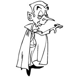 Página para colorir: Vampiro (Personagens de Fantasia e Aventura) #85908 - Páginas para Colorir Imprimíveis Gratuitamente
