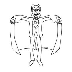 Página para colorir: Vampiro (Personagens de Fantasia e Aventura) #85918 - Páginas para Colorir Imprimíveis Gratuitamente