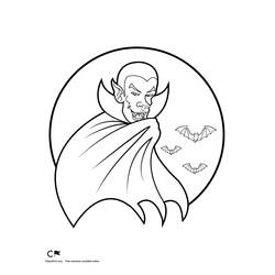 Página para colorir: Vampiro (Personagens de Fantasia e Aventura) #85921 - Páginas para Colorir Imprimíveis Gratuitamente