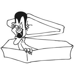 Página para colorir: Vampiro (Personagens de Fantasia e Aventura) #85935 - Páginas para Colorir Imprimíveis Gratuitamente