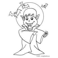 Página para colorir: Vampiro (Personagens de Fantasia e Aventura) #85948 - Páginas para Colorir Imprimíveis Gratuitamente