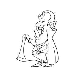 Página para colorir: Vampiro (Personagens de Fantasia e Aventura) #85954 - Páginas para Colorir Imprimíveis Gratuitamente