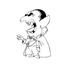 Página para colorir: Vampiro (Personagens de Fantasia e Aventura) #85969 - Páginas para Colorir Imprimíveis Gratuitamente