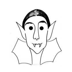 Página para colorir: Vampiro (Personagens de Fantasia e Aventura) #85988 - Páginas para Colorir Imprimíveis Gratuitamente