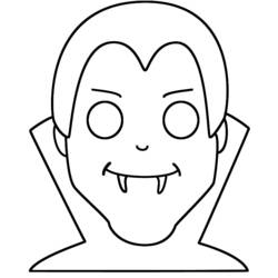 Página para colorir: Vampiro (Personagens de Fantasia e Aventura) #85999 - Páginas para Colorir Imprimíveis Gratuitamente