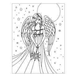 Desenho Anjo (Personagens) #203816 para imprimir e colorir