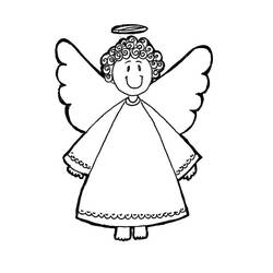 Desenho Anjo (Personagens) #203852 para imprimir e colorir