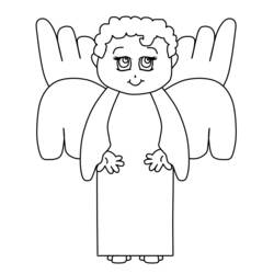 Página para colorir: Anjo (Personagens) #86513 - Páginas para Colorir Imprimíveis Gratuitamente