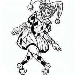 Desenho Arlequim (Personagens) #190058 para imprimir e colorir