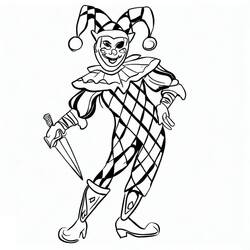 Desenho Arlequim (Personagens) #190065 para imprimir e colorir