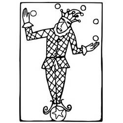 Desenho Arlequim (Personagens) #190070 para imprimir e colorir