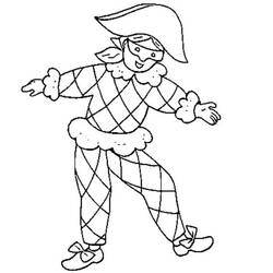Desenho Arlequim (Personagens) #190072 para imprimir e colorir
