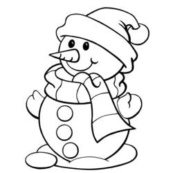 Página para colorir: Boneco de neve (Personagens) #89155 - Páginas para Colorir Imprimíveis Gratuitamente