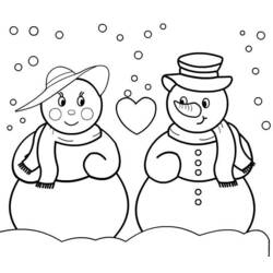 Página para colorir: Boneco de neve (Personagens) #89173 - Páginas para Colorir Imprimíveis Gratuitamente