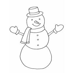 Página para colorir: Boneco de neve (Personagens) #89182 - Páginas para Colorir Imprimíveis Gratuitamente