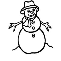 Página para colorir: Boneco de neve (Personagens) #89202 - Páginas para Colorir Imprimíveis Gratuitamente