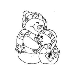 Página para colorir: Boneco de neve (Personagens) #89208 - Páginas para Colorir Imprimíveis Gratuitamente