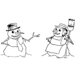 Página para colorir: Boneco de neve (Personagens) #89240 - Páginas para Colorir Imprimíveis Gratuitamente