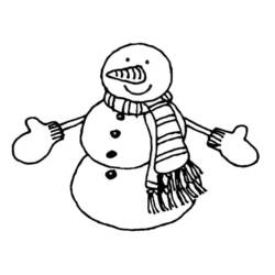 Página para colorir: Boneco de neve (Personagens) #89263 - Páginas para Colorir Imprimíveis Gratuitamente