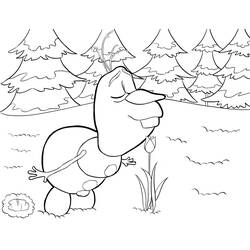 Página para colorir: Boneco de neve (Personagens) #89300 - Páginas para Colorir Imprimíveis Gratuitamente