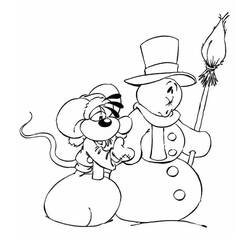 Página para colorir: Boneco de neve (Personagens) #89323 - Páginas para Colorir Imprimíveis Gratuitamente