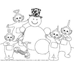 Página para colorir: Boneco de neve (Personagens) #89325 - Páginas para Colorir Imprimíveis Gratuitamente