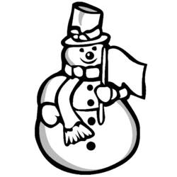Página para colorir: Boneco de neve (Personagens) #89352 - Páginas para Colorir Imprimíveis Gratuitamente
