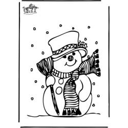 Página para colorir: Boneco de neve (Personagens) #89357 - Páginas para Colorir Imprimíveis Gratuitamente