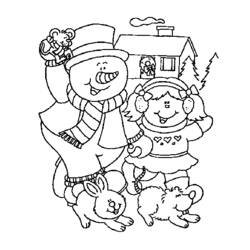 Página para colorir: Boneco de neve (Personagens) #89368 - Páginas para Colorir Imprimíveis Gratuitamente