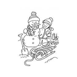 Página para colorir: Boneco de neve (Personagens) #89409 - Páginas para Colorir Imprimíveis Gratuitamente