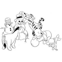 Página para colorir: Boneco de neve (Personagens) #89413 - Páginas para Colorir Imprimíveis Gratuitamente