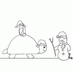 Página para colorir: Boneco de neve (Personagens) #89456 - Páginas para Colorir Imprimíveis Gratuitamente