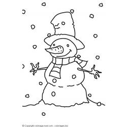 Página para colorir: Boneco de neve (Personagens) #89467 - Páginas para Colorir Imprimíveis Gratuitamente