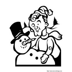 Página para colorir: Boneco de neve (Personagens) #89468 - Páginas para Colorir Imprimíveis Gratuitamente