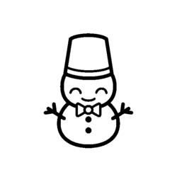 Página para colorir: Boneco de neve (Personagens) #89489 - Páginas para Colorir Imprimíveis Gratuitamente
