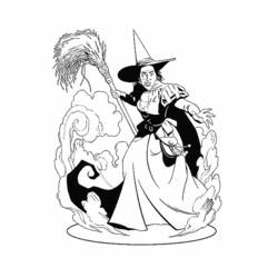 Página para colorir: Bruxa (Personagens) #108168 - Páginas para Colorir Imprimíveis Gratuitamente