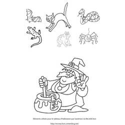 Página para colorir: Bruxa (Personagens) #108416 - Páginas para Colorir Imprimíveis Gratuitamente