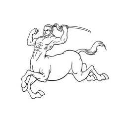Desenho Centauro (Personagens) #209605 para imprimir e colorir