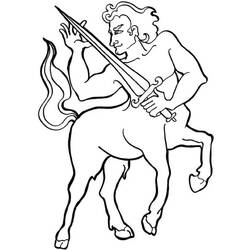 Desenho Centauro (Personagens) #209611 para imprimir e colorir
