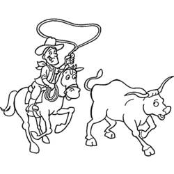 Desenho Cowboy (Personagens) #91432 para imprimir e colorir
