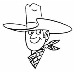 Desenho Cowboy (Personagens) #91437 para imprimir e colorir