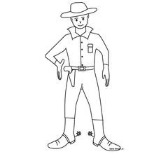 Desenho Cowboy (Personagens) #91444 para imprimir e colorir