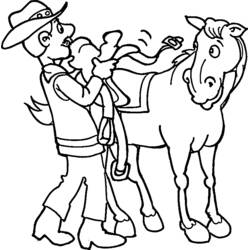 Desenho Cowboy (Personagens) #91471 para imprimir e colorir